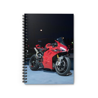 Ducati V4S Motorcycle Spiral Notebook #001 - Throttle Designs