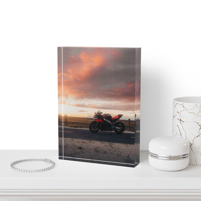 Aprilia RSV4 Motorcycle Acrylic Photo Block #011 - Throttle Designs