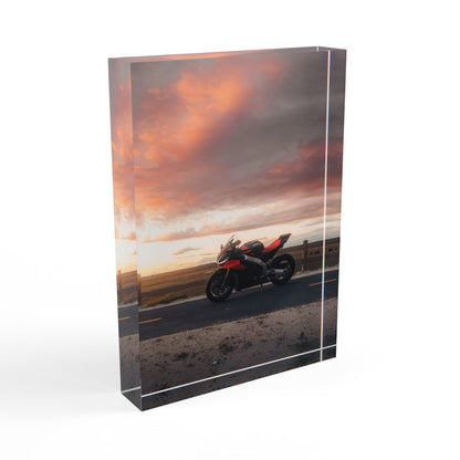 Aprilia RSV4 Motorcycle Acrylic Photo Block #011 - Throttle Designs