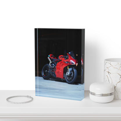 Ducati V4S Motorcycle Acrylic Photo Block #005 - Throttle Designs