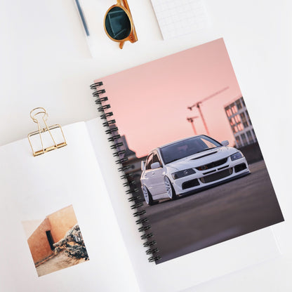 Mitsubishi Evo 8 Automotive Spiral Notebook #022 - Throttle Designs