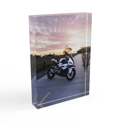 BMW S1000RR Motorcycle Acrylic Photo Block #027 - Throttle Designs