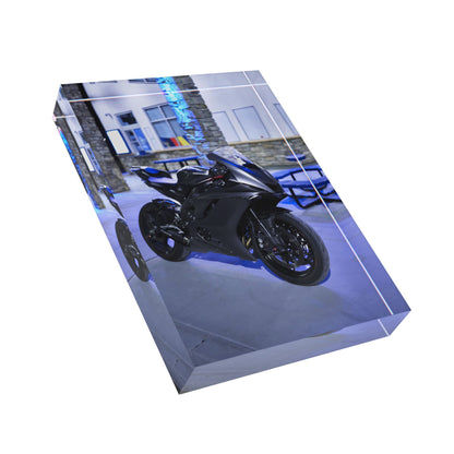 Yamaha R6 Motorcycle Acrylic Photo Block #001 - Throttle Designs