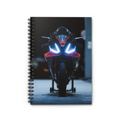 Aprilia RSV4 1100 Factory Motorcycle Spiral Notebook #001 - Throttle Designs