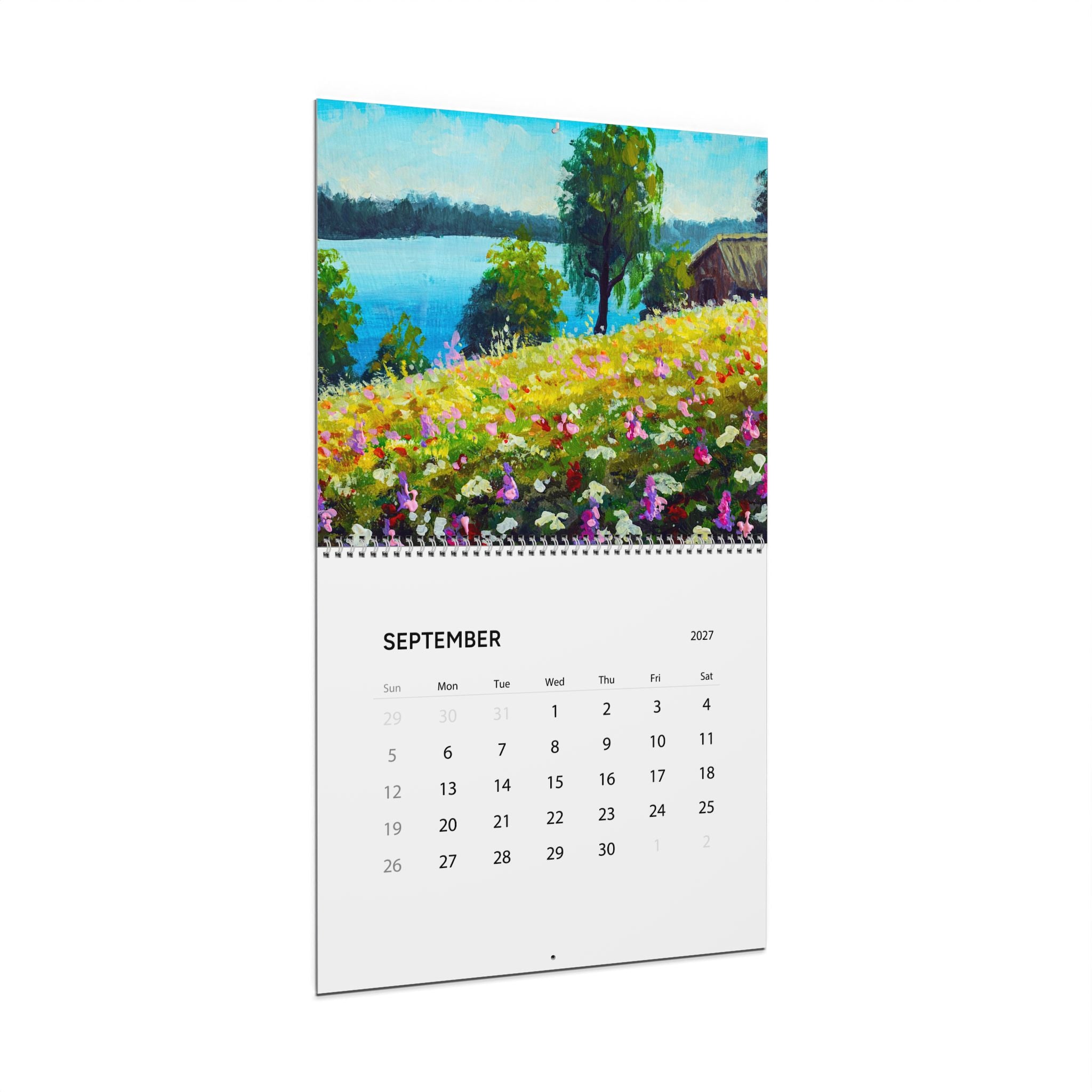 2027 Painting Artwork Wall Calendar – Colorful Artistic Designs & Beautiful Painted Art Collection