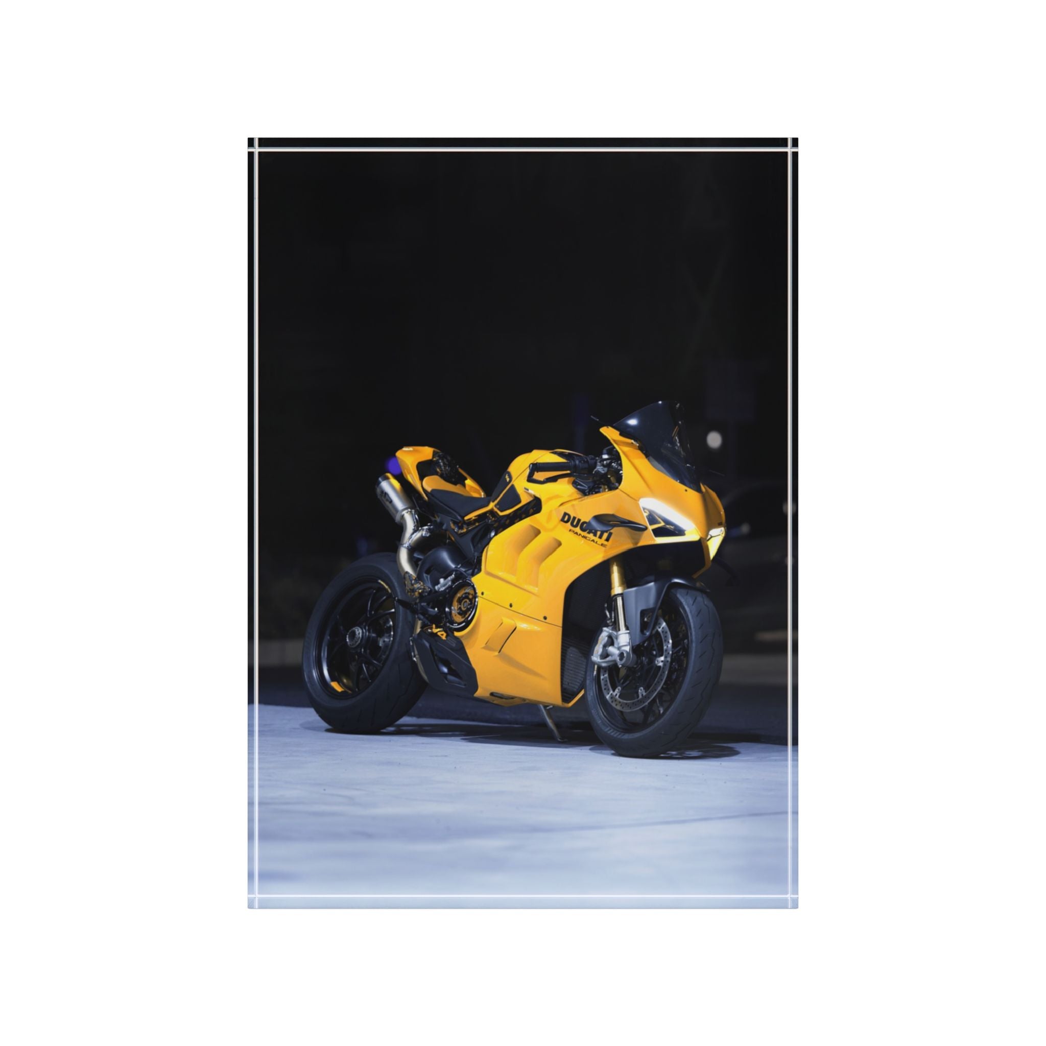 Ducati V4S Motorcycle Acrylic Photo Block #004 - Throttle Designs