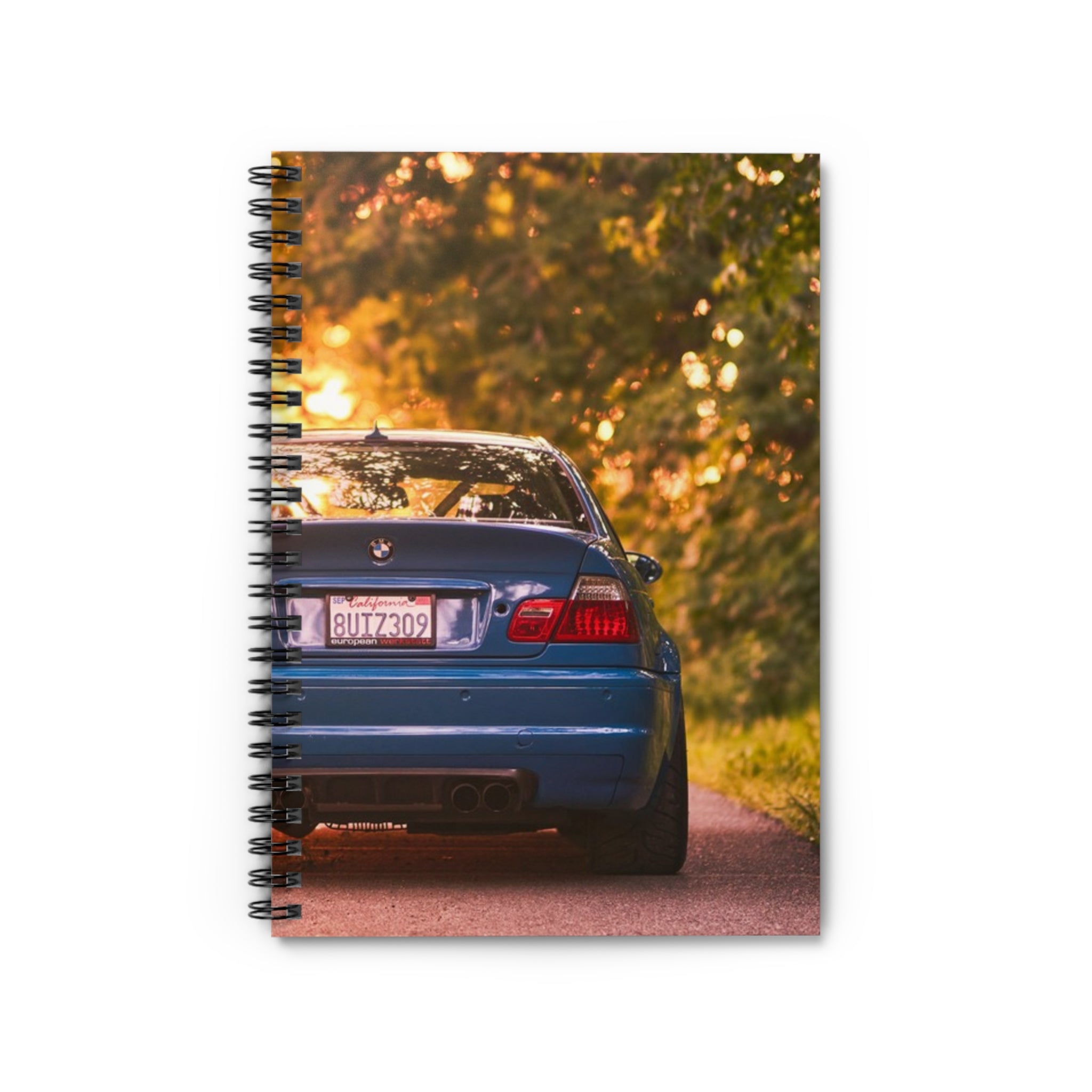 BMW E46 M3 Automotive Spiral Notebook #004 - Throttle Designs