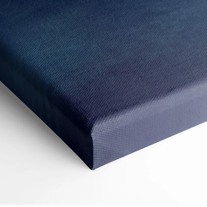 Deep navy canvas print with textured woven surface and raised edges inspired by porsche 911 gt2 rs premium wall decor