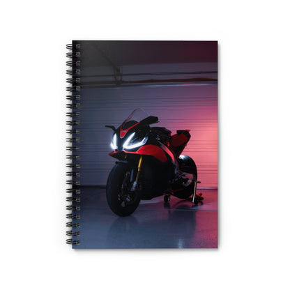 Aprilia RSV4 1100 Factory Motorcycle Spiral Notebook #005 - Throttle Designs