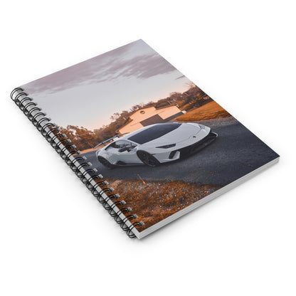 Lamborghini Huracan Automotive Spiral Notebook #046 - Throttle Designs