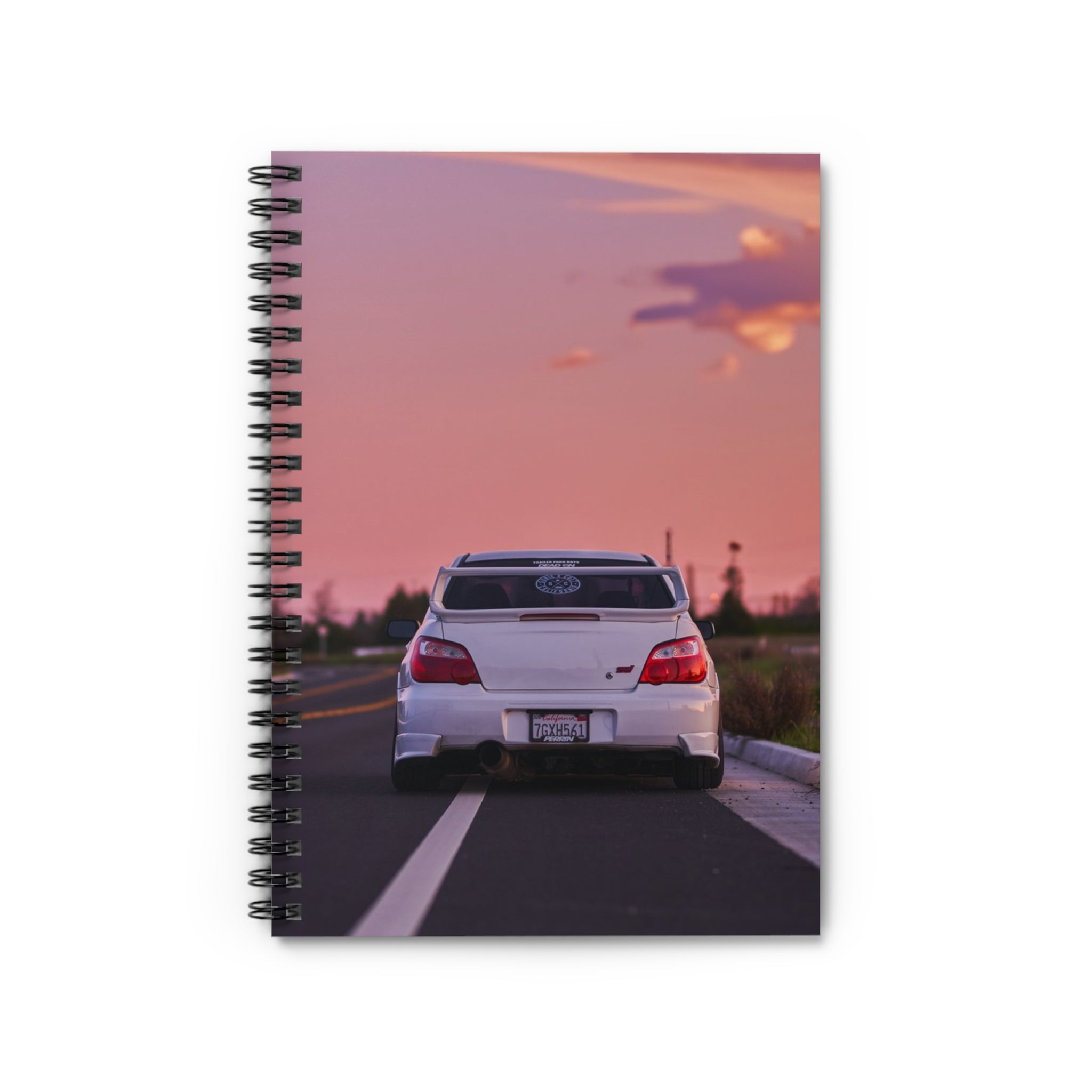 Subaru WRX STI Automotive Spiral Notebook #013 - Throttle Designs