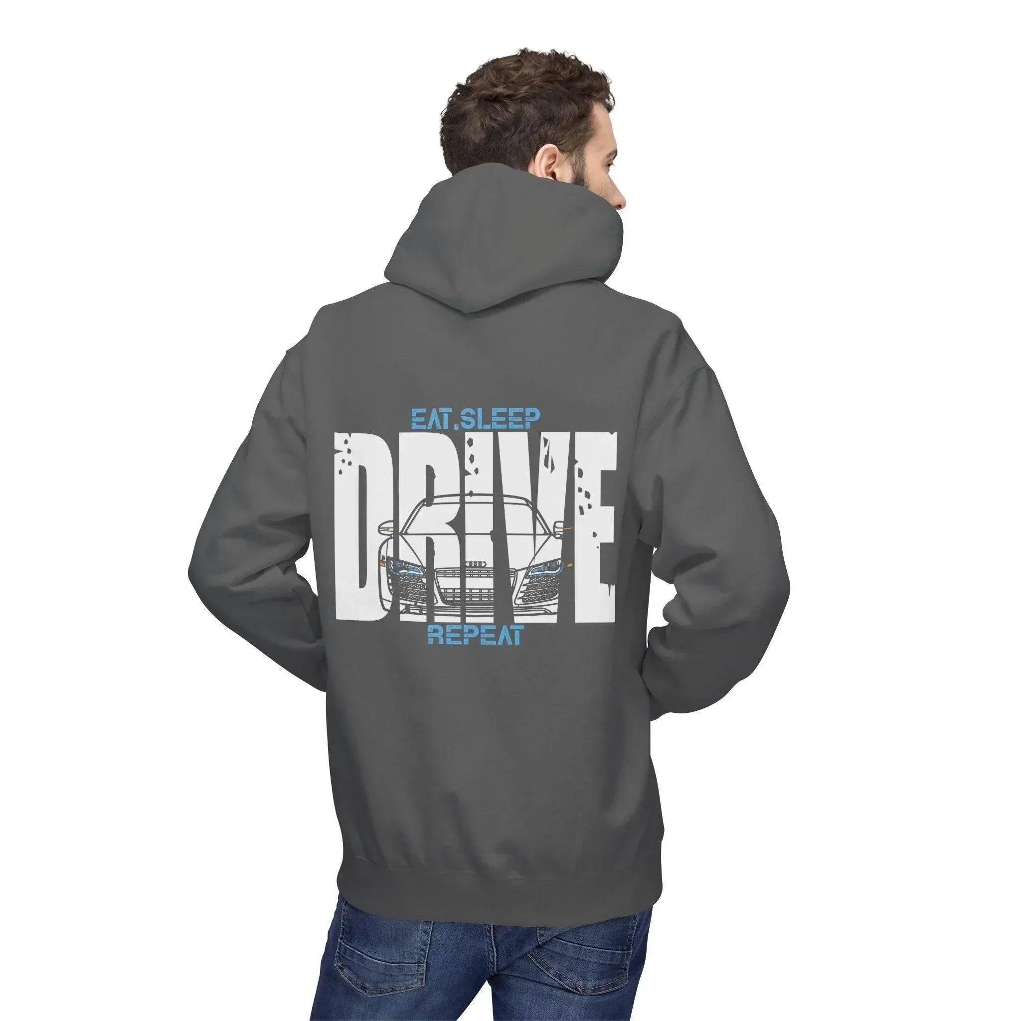 Audi R8 DRIVE Fleece Hoodie - Premium Comfort & Style for Enthusiasts