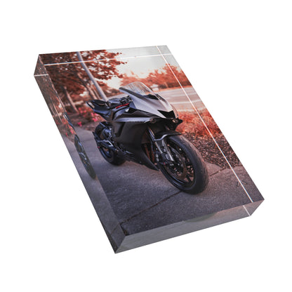 Yamaha R6 Motorcycle Acrylic Photo Block #003 - Throttle Designs