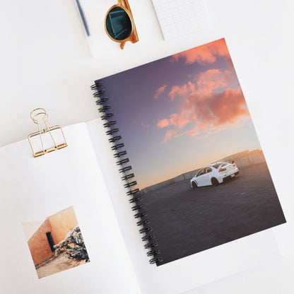 Mitsubishi Evo 10 Automotive Spiral Notebook #001 - Throttle Designs