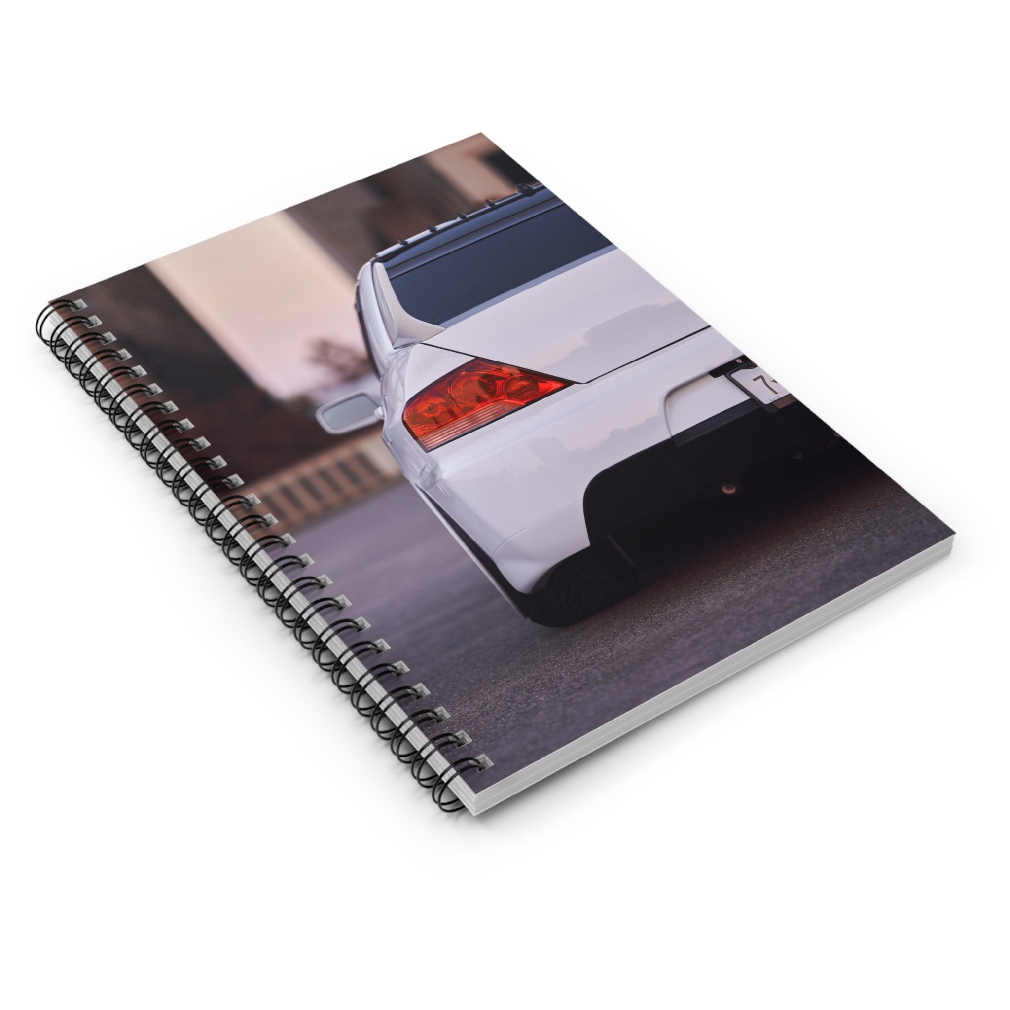 Mitsubishi Evo 8 Automotive Spiral Notebook #020 - Throttle Designs