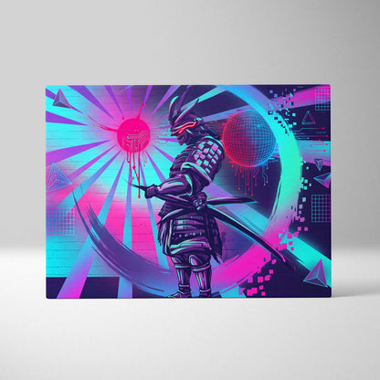Vaporwave Neon Dragon Art - Dragon Neon Pink Purple Blue Living Room Vaporwave Mystical Neon Cyberpunk Wall Art Canvas