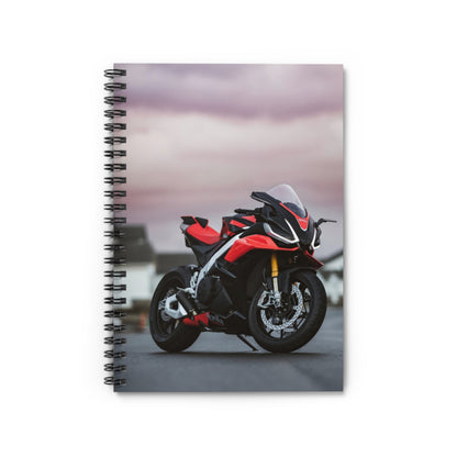 Aprilia RSV4 1100 Factory Motorcycle Spiral Notebook #004 - Throttle Designs