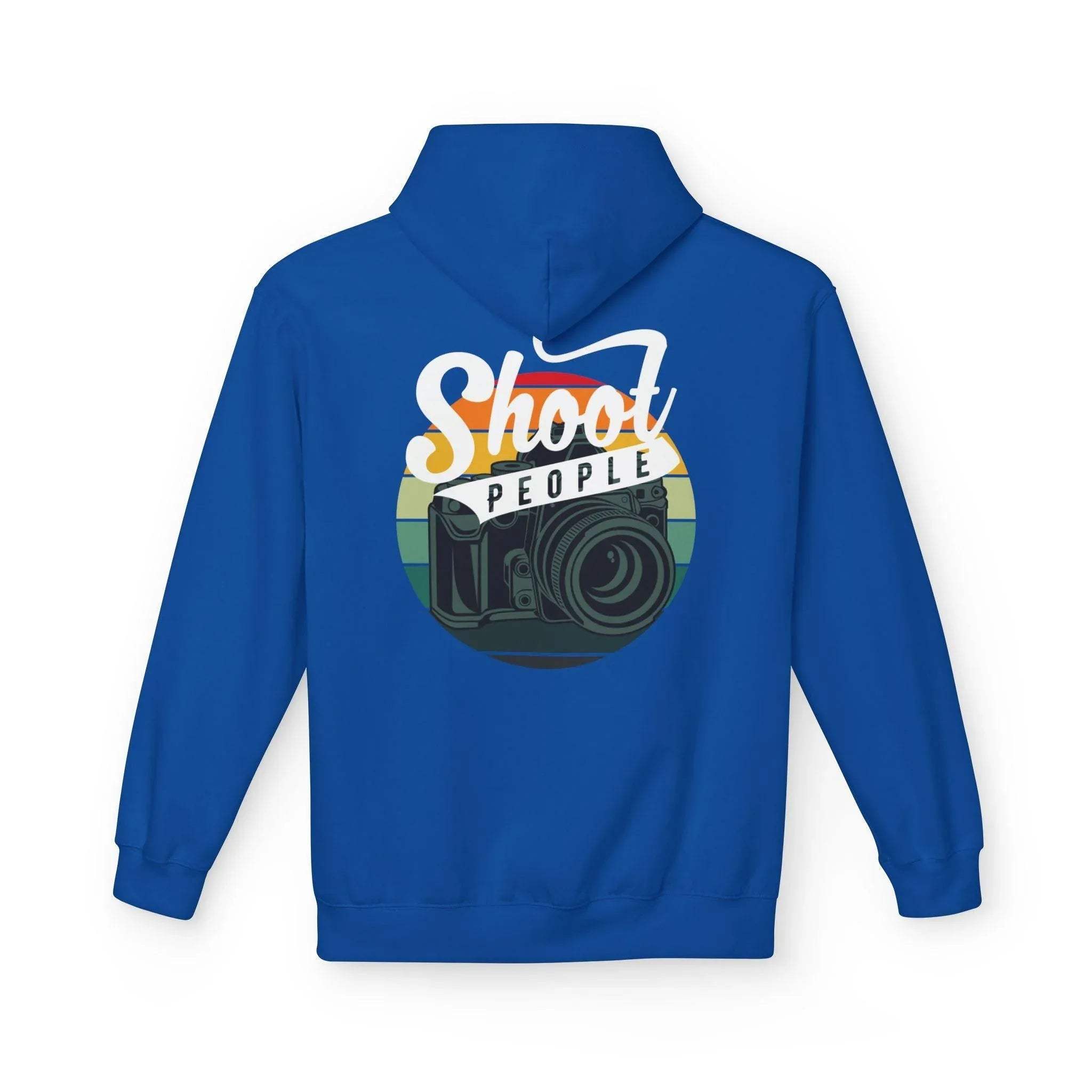 Creative Photographer's "Shoot People" Fleece Hoodie for Ultimate Comfort and Style