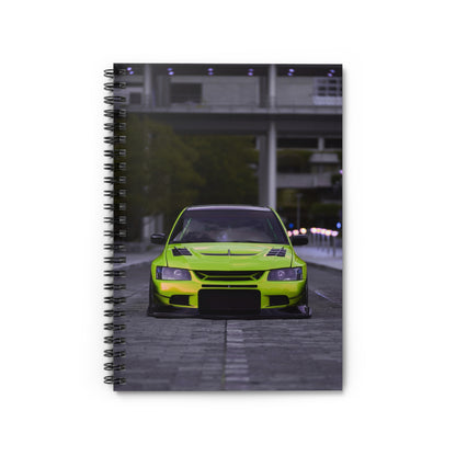 Mitsubishi Evo 9 Automotive Spiral Notebook #002 - Throttle Designs