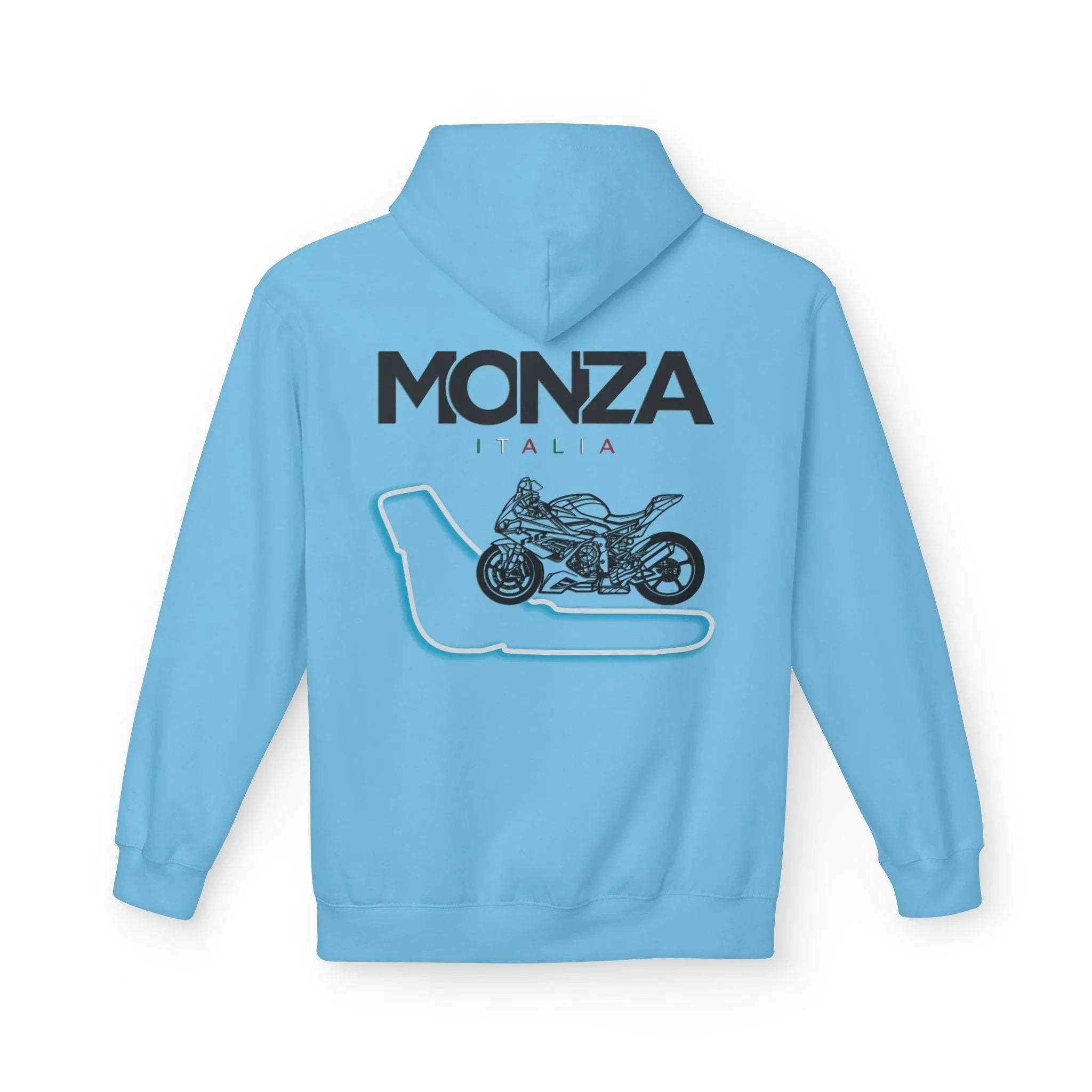 BMW Inspired S1000RR Monza Italia Race Track Fleece Hoodie for Style and Comfort