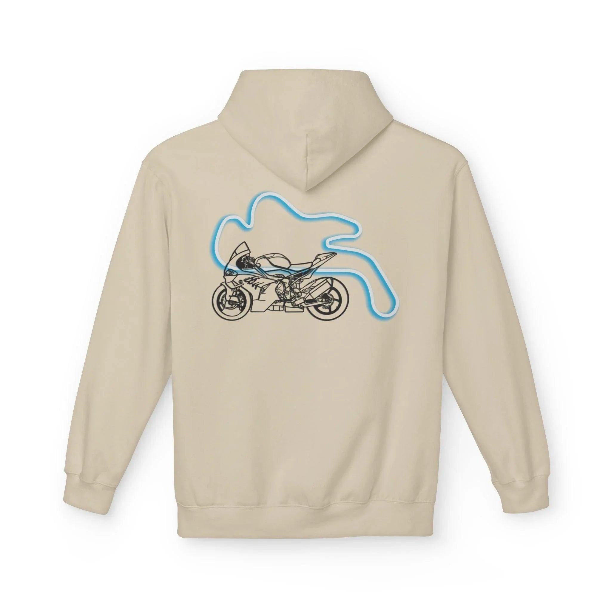 BMW Inspired M1000RR Fleece Hoodie Comfort and Style for Motorsport Enthusiasts