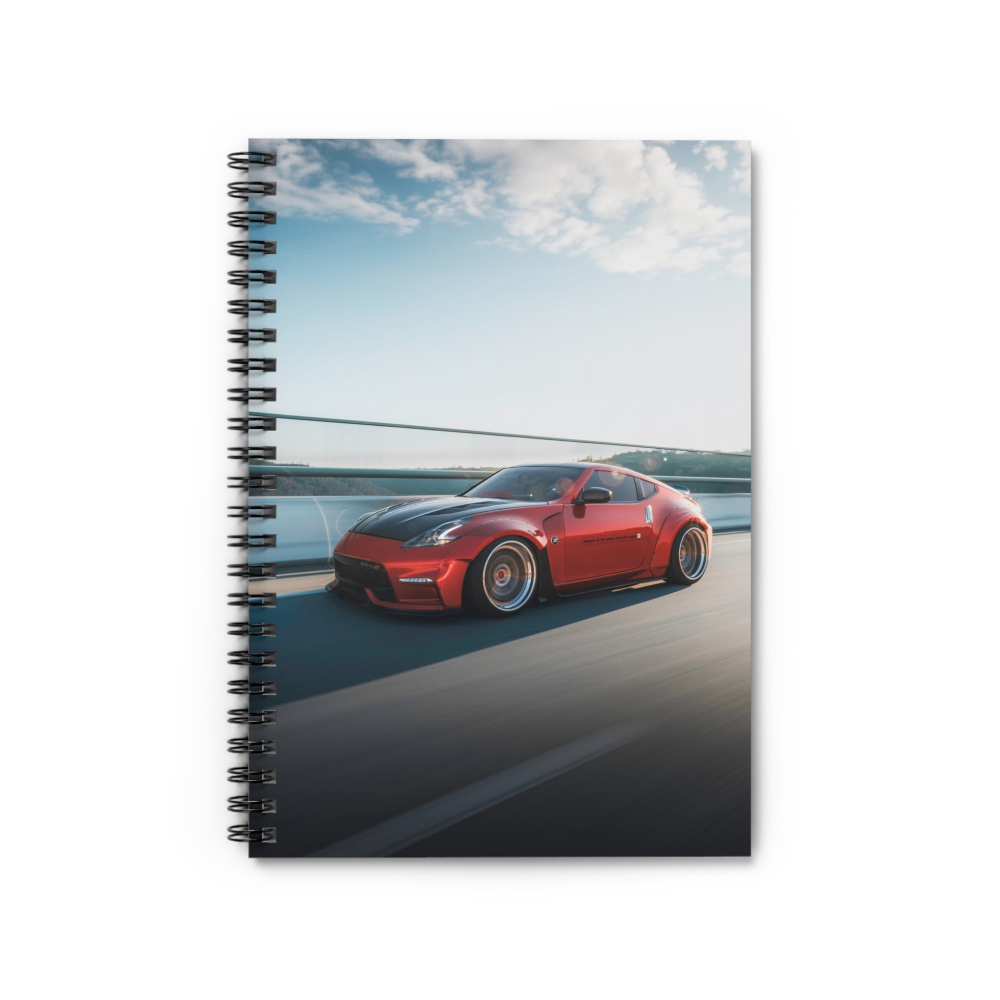 Nissan 370z Automotive Spiral Notebook #004 - Throttle Designs