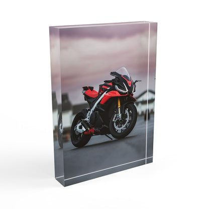 Aprilia RSV4 Motorcycle Acrylic Photo Block #004 - Throttle Designs