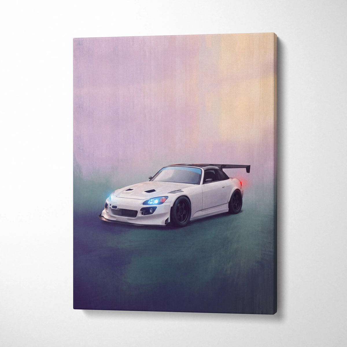 Honda S2000 Inspired Canvas Art - Widebody Japanese Sports Vehicle Wall Decor and Display