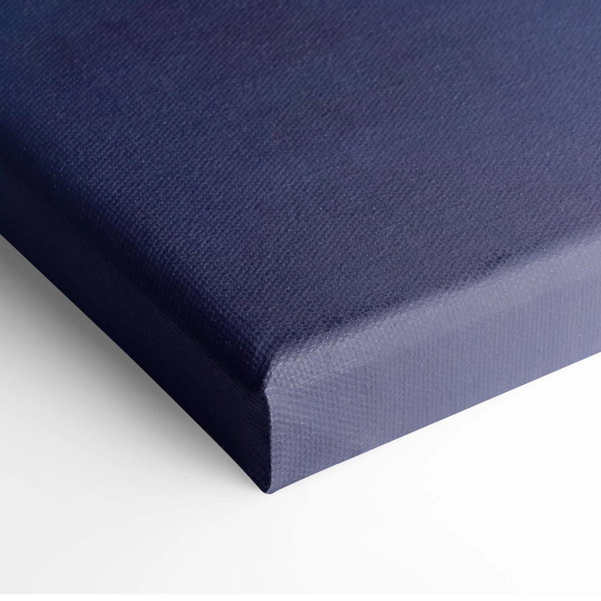 Deep navy canvas art panel with textured woven surface and raised edges for Ferrari LaFerrari inspired wall art print