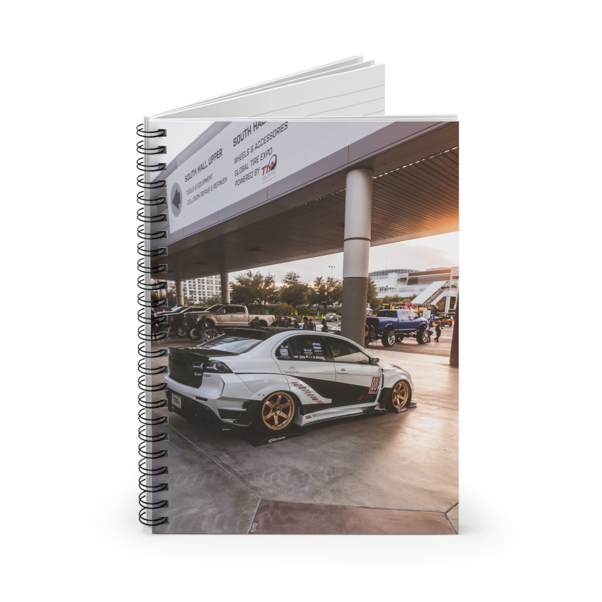 Mitsubishi Evo 10 Automotive Spiral Notebook #005 - Throttle Designs