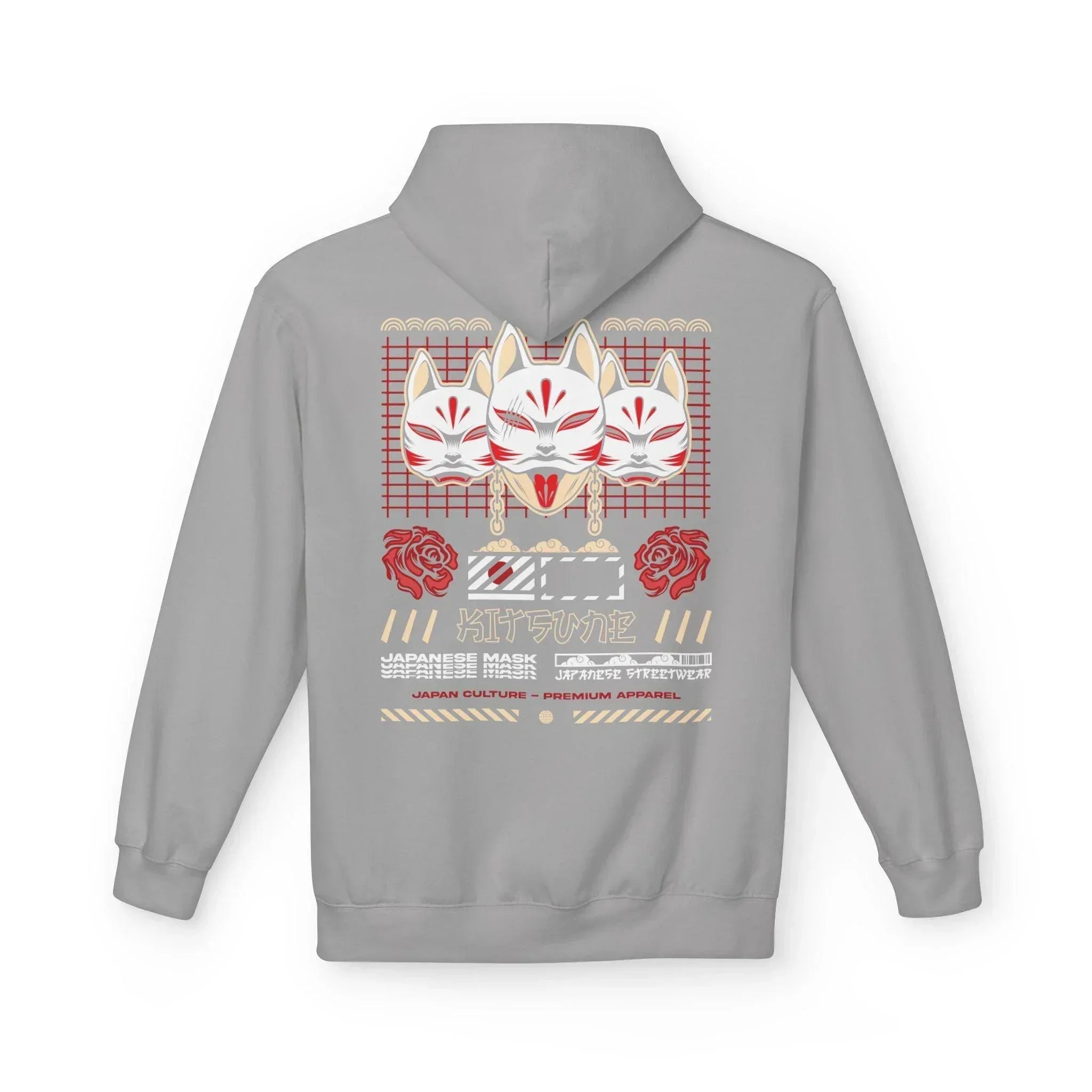 Ultimate Kitsune Japanese Streetwear Fleece Hoodie for Comfort and Style