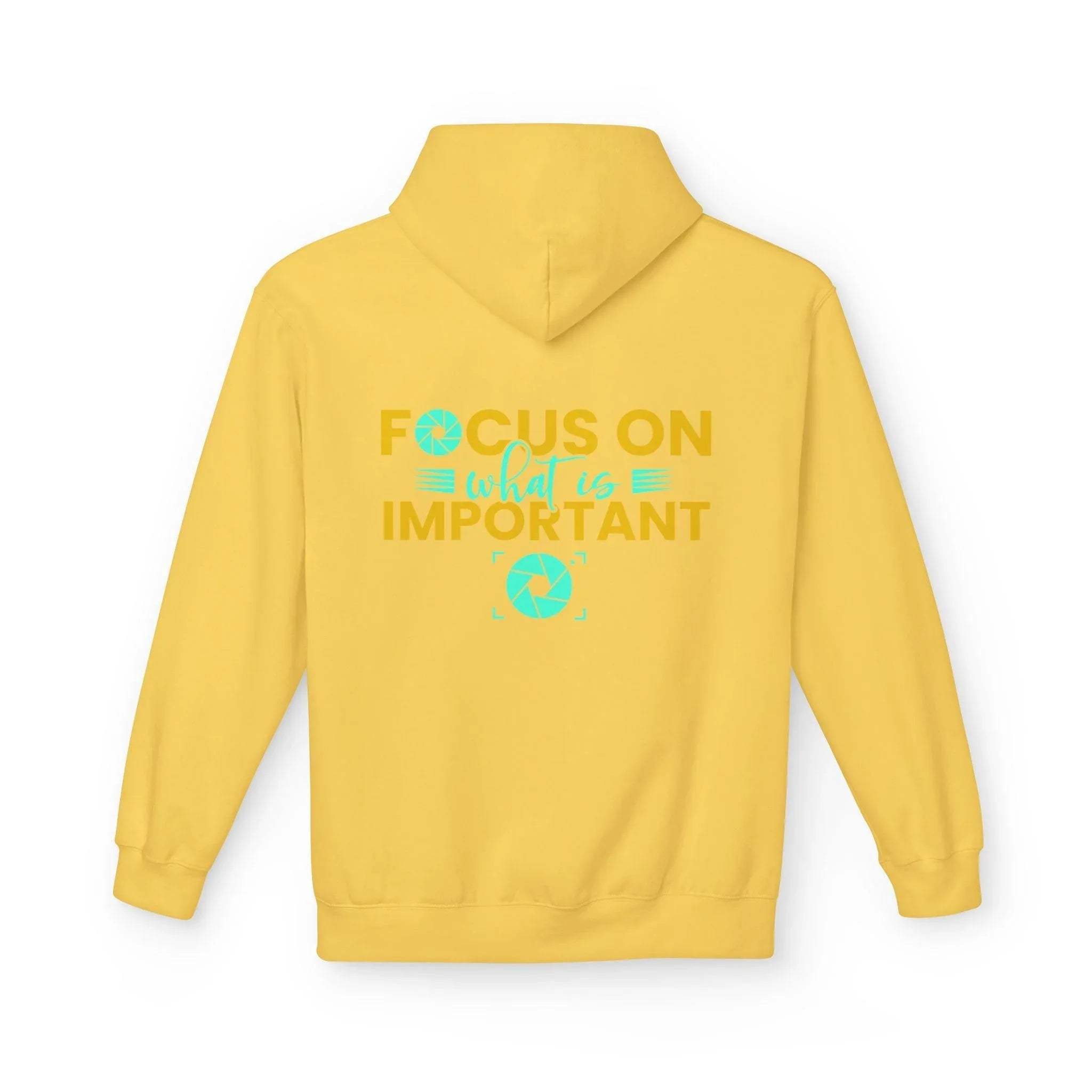 Inspirational Fleece Hoodie for Photographers - 'Prioritize What Matters'