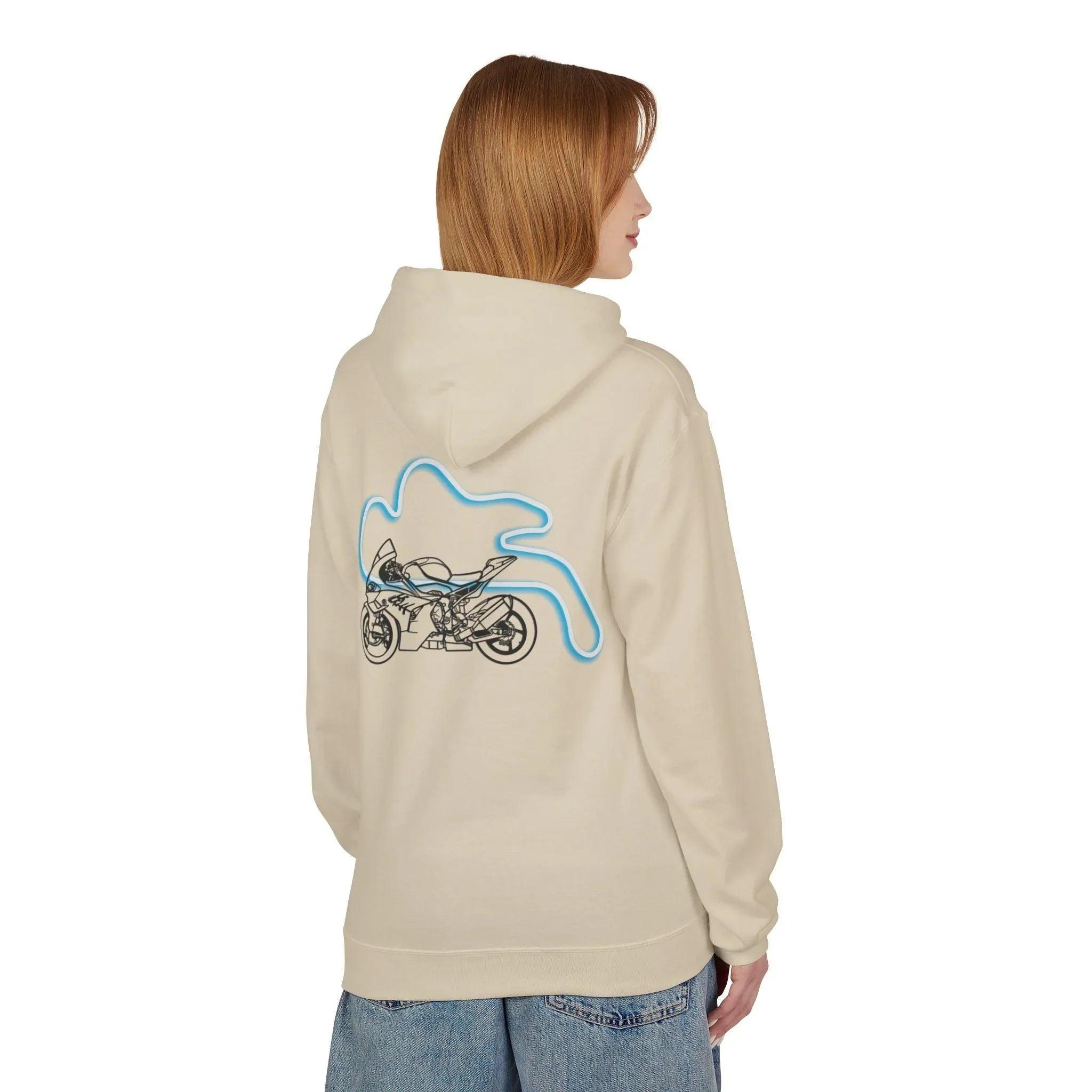 BMW Inspired M1000RR Fleece Hoodie Comfort and Style for Motorsport Enthusiasts