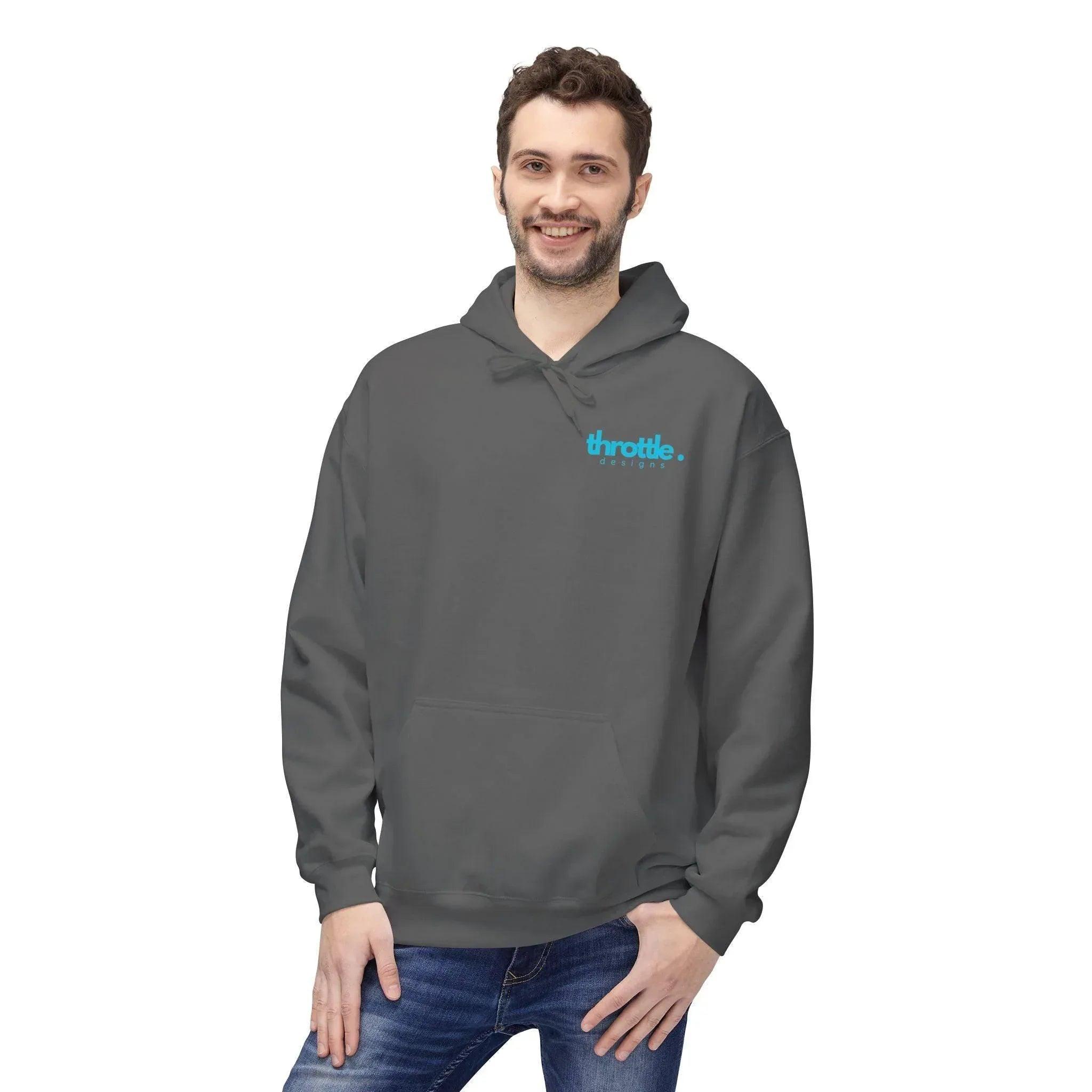 Cozy Retro Palm Tree Sunset Fleece Pullover Hoodie for Ultimate Comfort