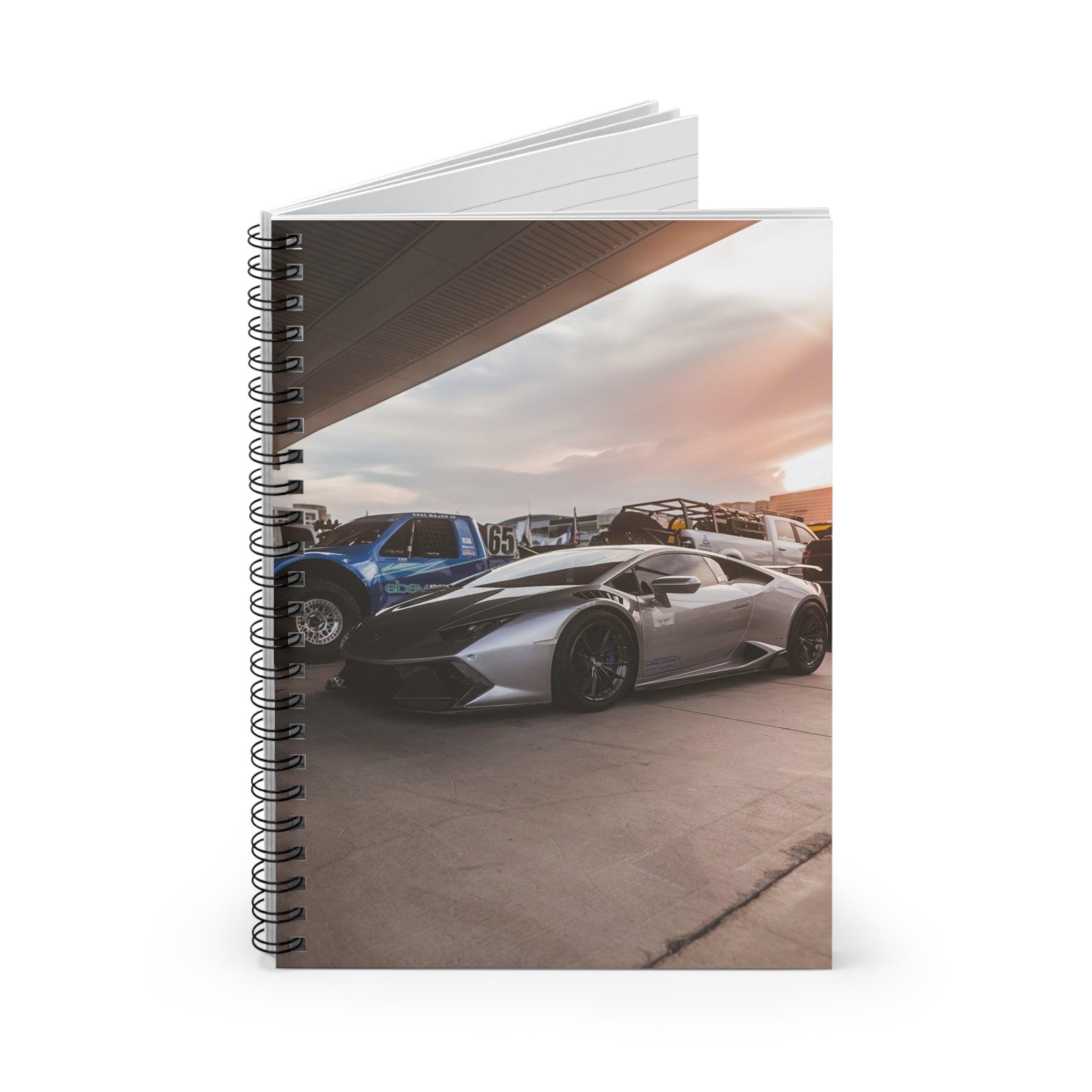 Lamborghini Huracan Automotive Spiral Notebook #001 - Throttle Designs