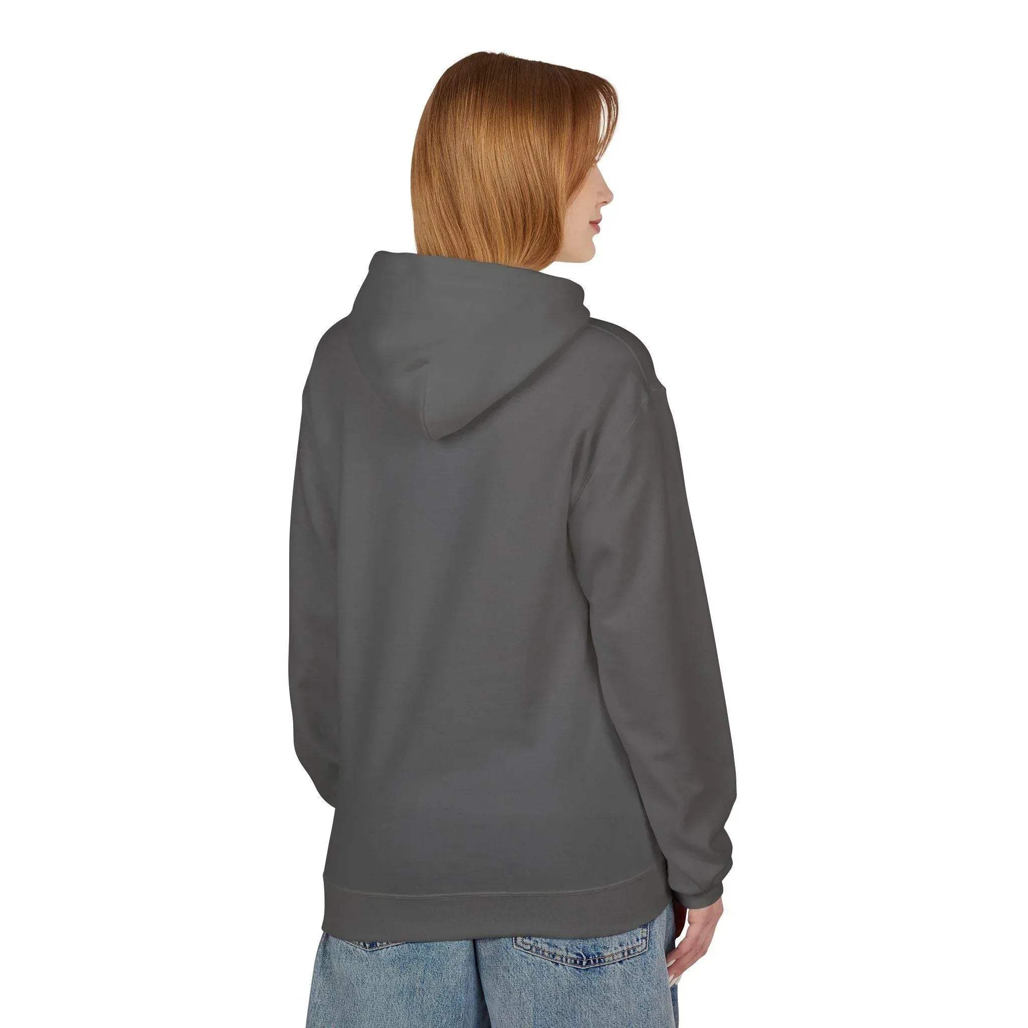 Cozy Coffee Lover's Fleece Hoodie – Heartbeat Design for Ultimate Comfort