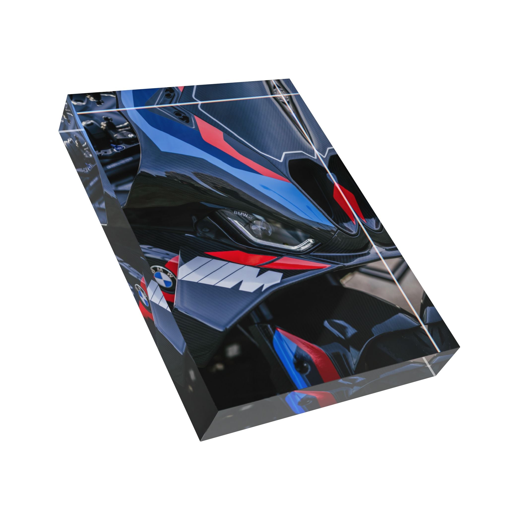 BMW M1000RR Motorcycle Acrylic Photo Block #006 - Throttle Designs