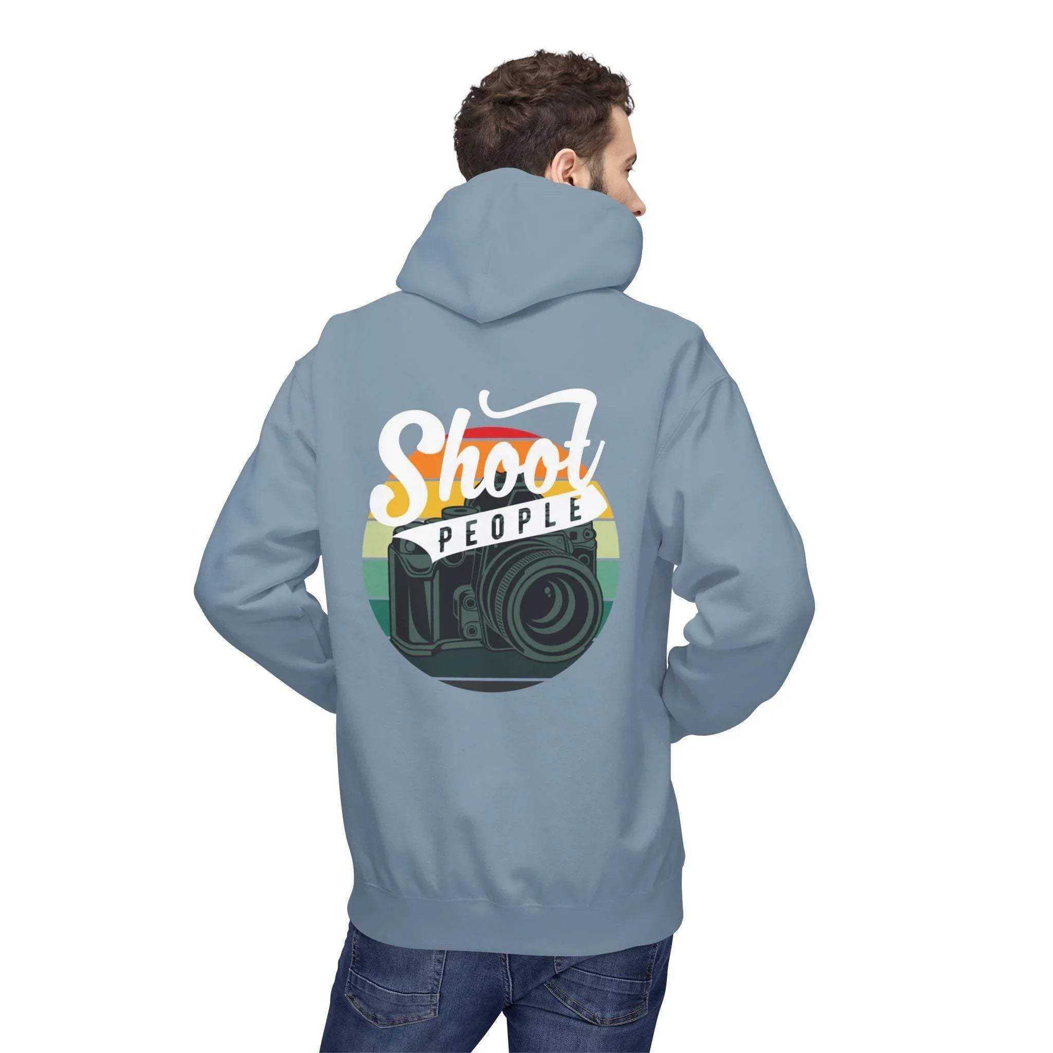Creative Photographer's "Shoot People" Fleece Hoodie for Ultimate Comfort and Style