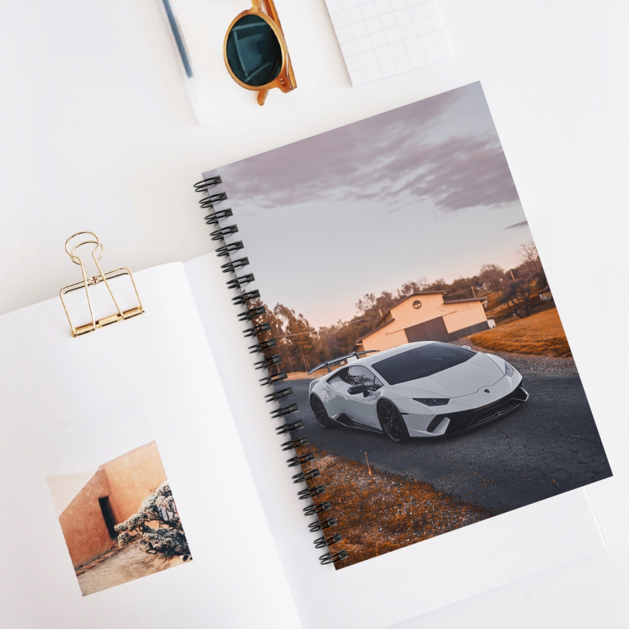 Lamborghini Huracan Automotive Spiral Notebook #046 - Throttle Designs