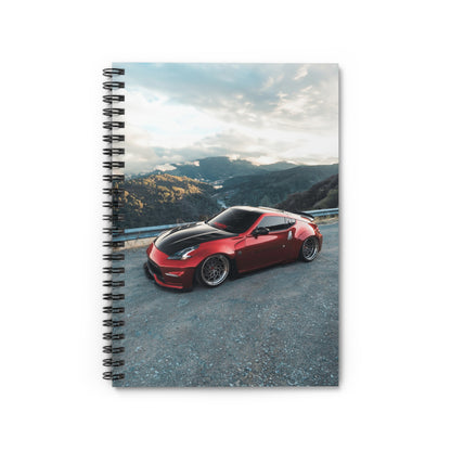 Nissan 370z Automotive Spiral Notebook #001 - Throttle Designs