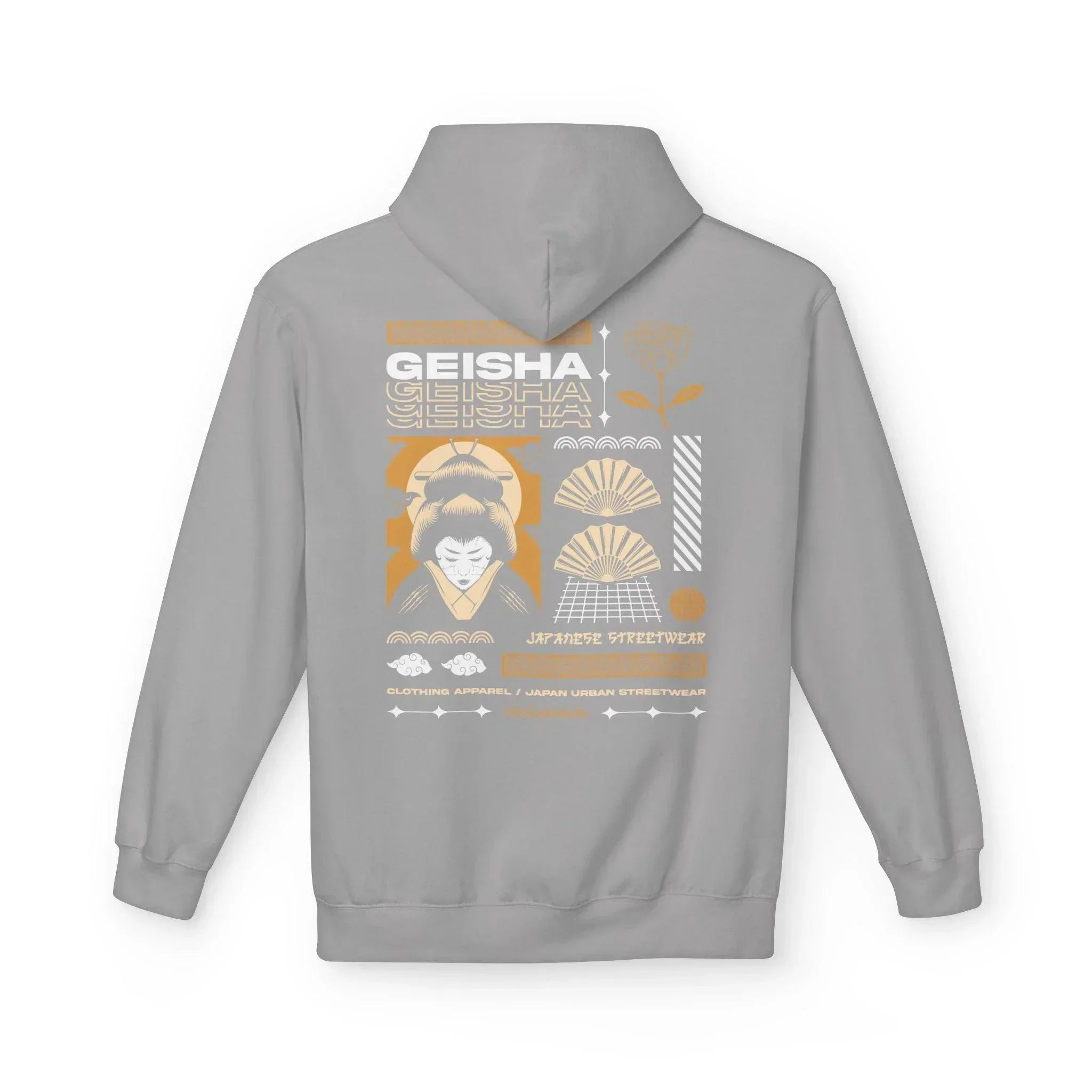Stylish Geisha-Inspired Fleece Hoodie for Ultimate Streetwear Comfort