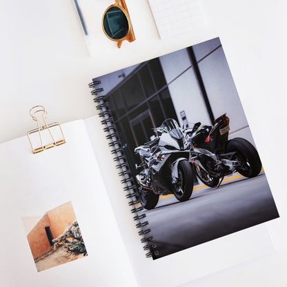 BMW S1000RR and Aprilia RSV4 Motorcycle Spiral Notebook #002 - Throttle Designs