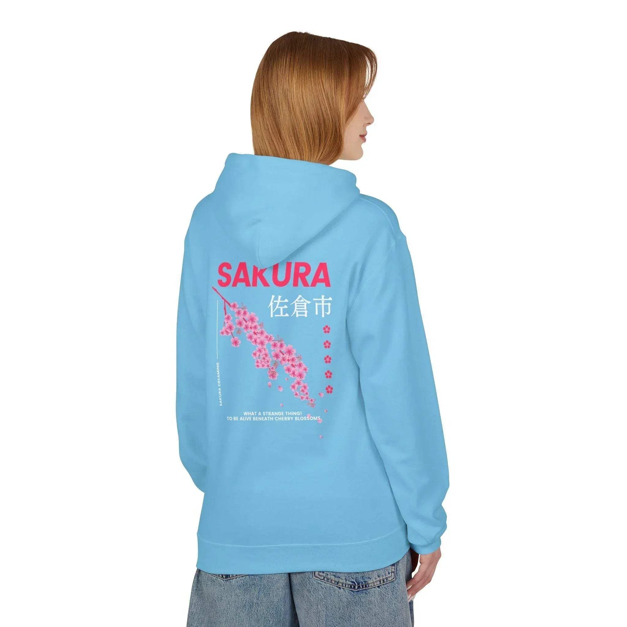 Cozy Sakura Blossom Fleece Hoodie for Ultimate Comfort