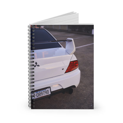 Mitsubishi Evo 8 Automotive Spiral Notebook #026 - Throttle Designs