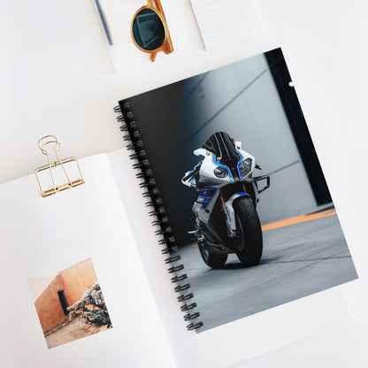 BMW S1000RR HP4 Motorcycle Spiral Notebook #001 - Throttle Designs