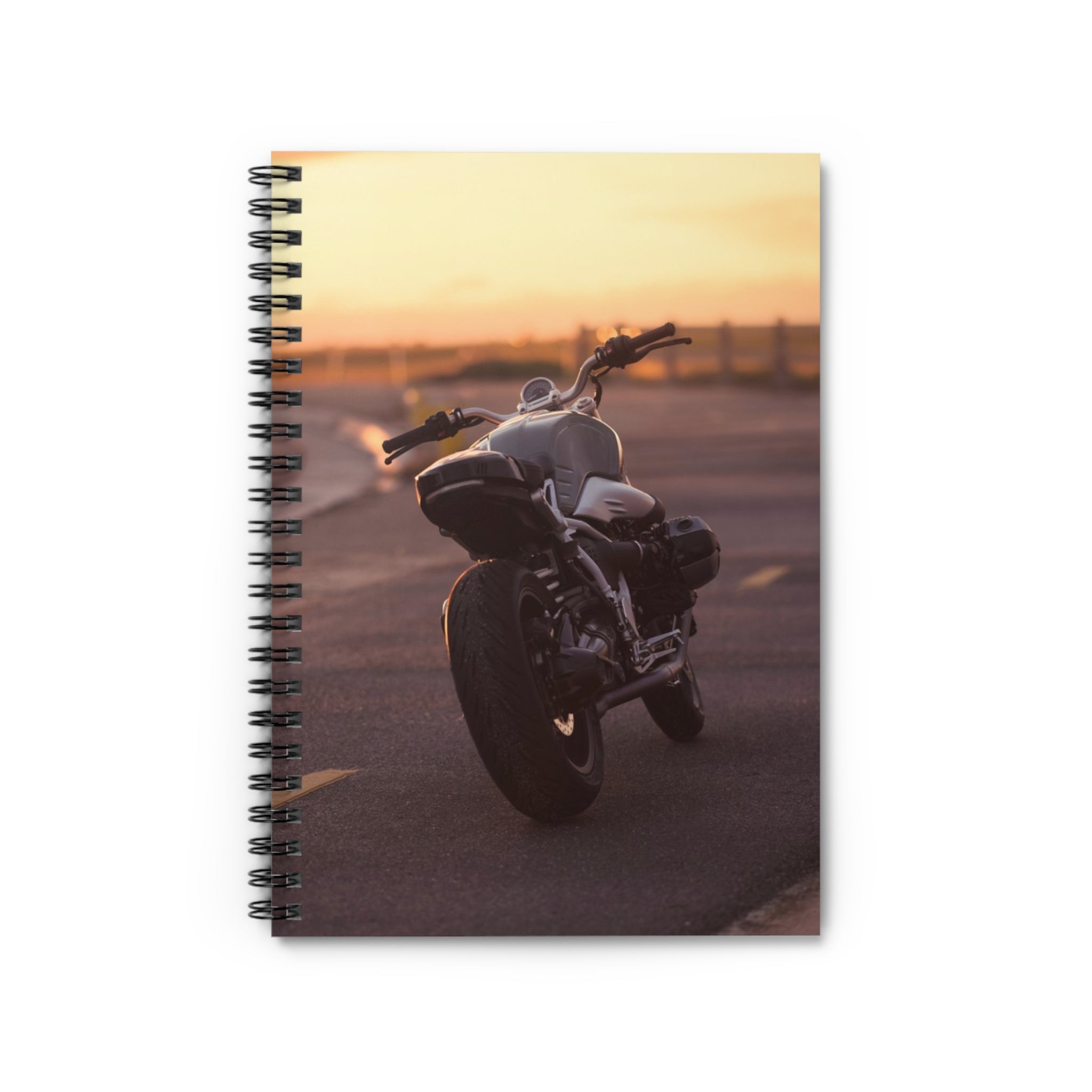 BMW R Nine T Motorcycle Spiral Notebook #002 - Throttle Designs