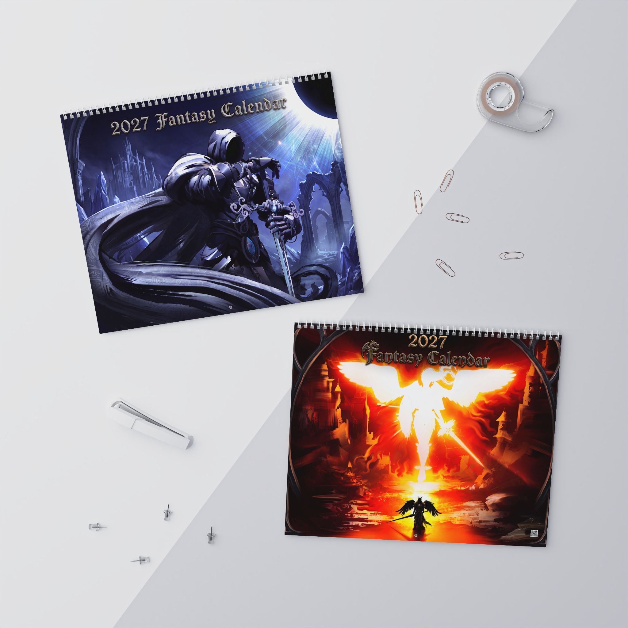 2027 Fantasy Illustration Calendar – Mystical Characters, Enchanted Scenes & Imaginative Worlds