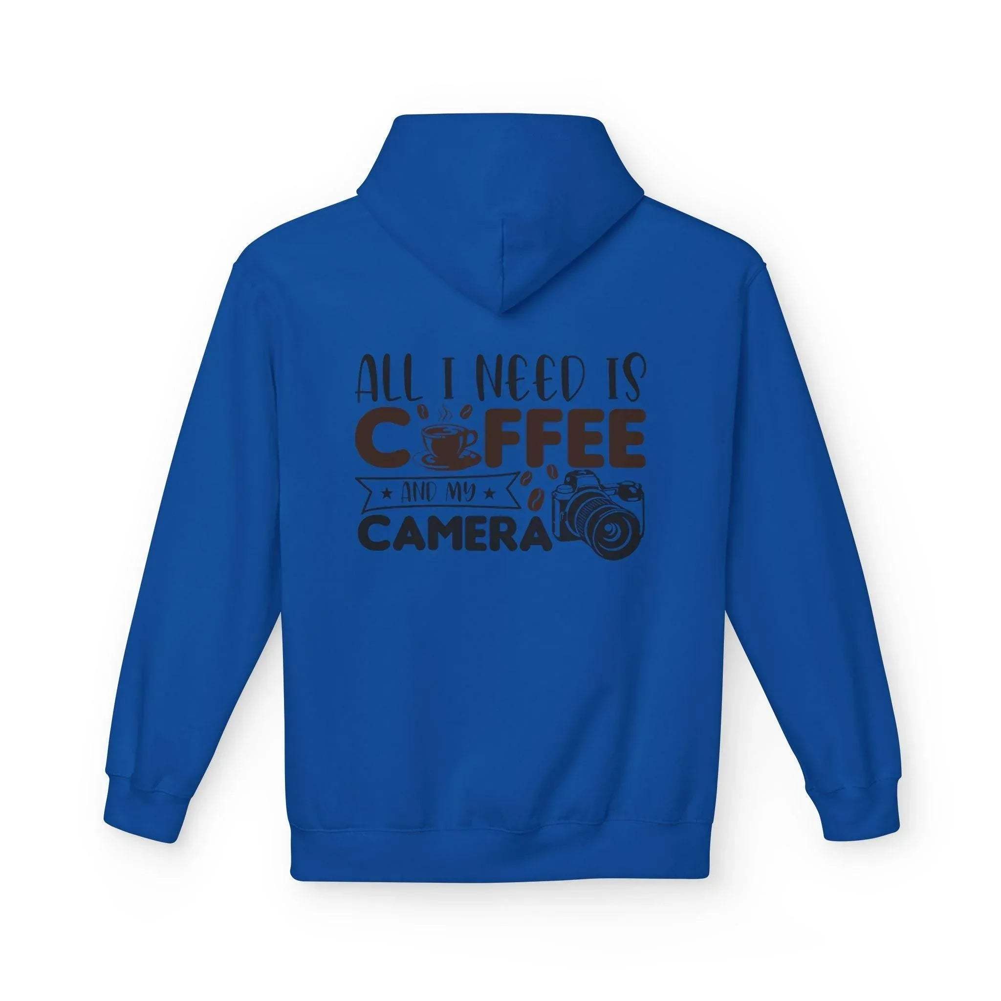 Cozy Photographer's Coffee Fleece Hoodie for Style and Comfort