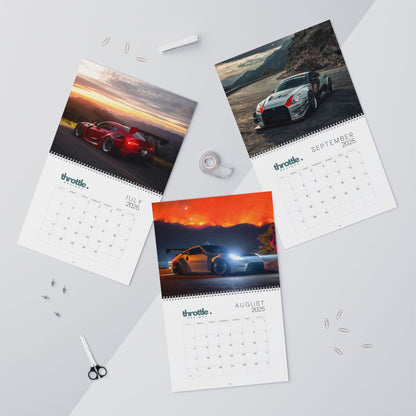 Limited Edition 2025 Automotive Car Calendar - Brennanxwright Collection for Enthusiasts