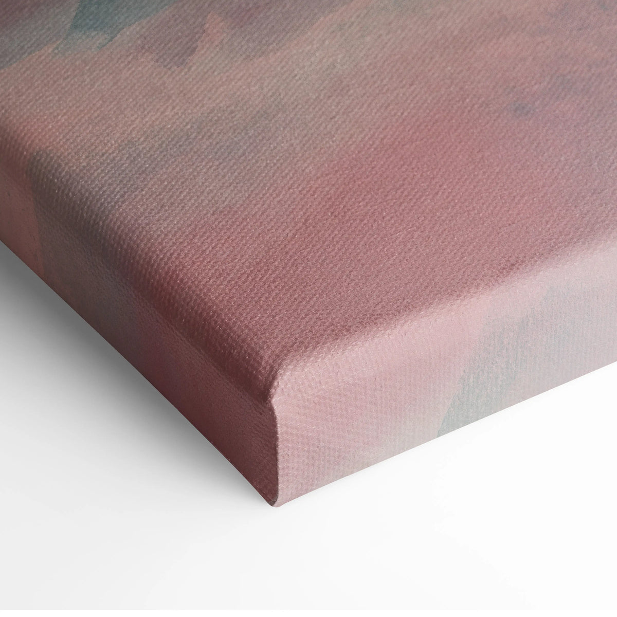 A soft pink and mauve textured canvas print inspired by the nissan r34 skyline gt-r jdm blue performance vehicle wall decor